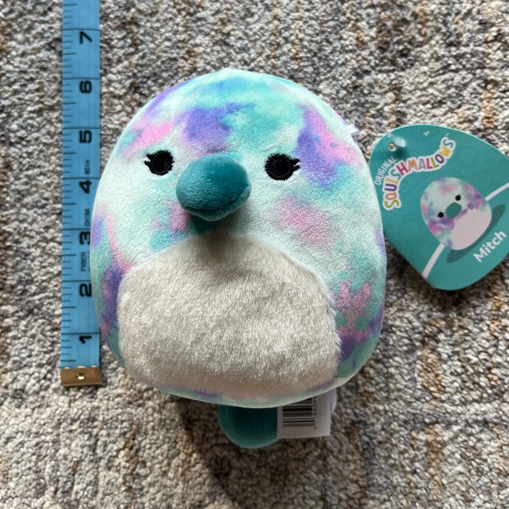 Mitch Squishmallow 5” platypus